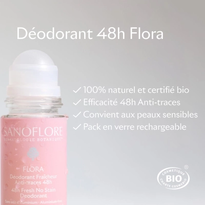 Recharge Déodorant Flora Roll-On 48h