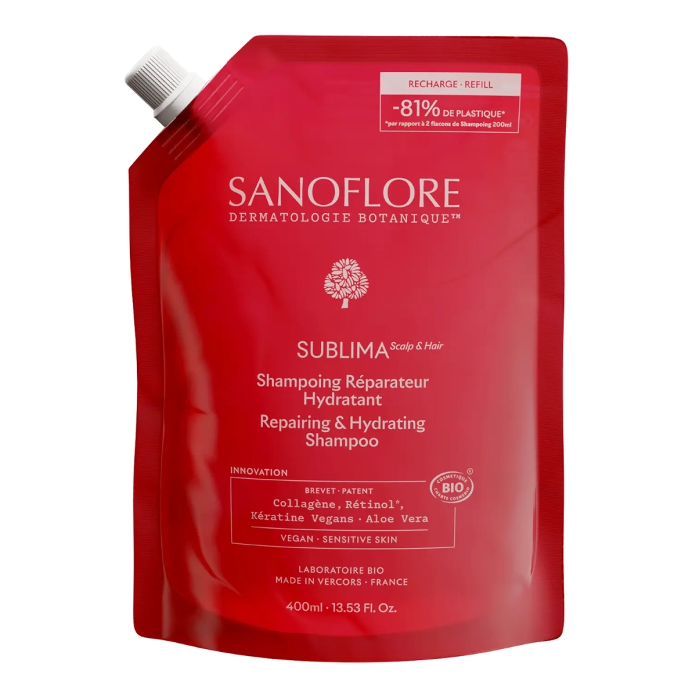 Recharge Shampoing réparateur hydratant|Bio & naturel