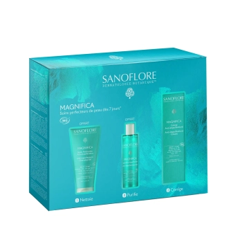 Coffret MAGNIFICA Solution anti-imperfections Bio| Sanoflore