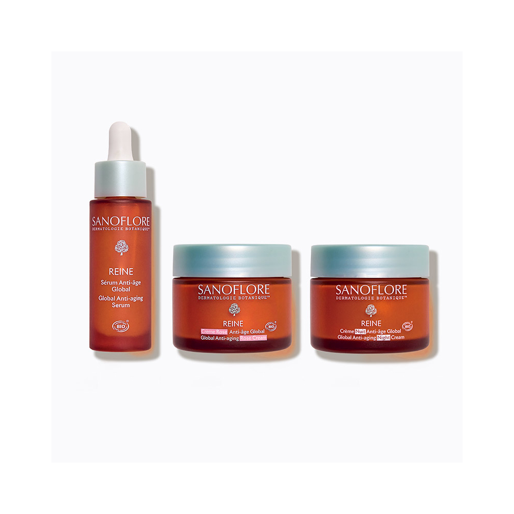 Routine REINE : anti-âge global bio | Sanoflore