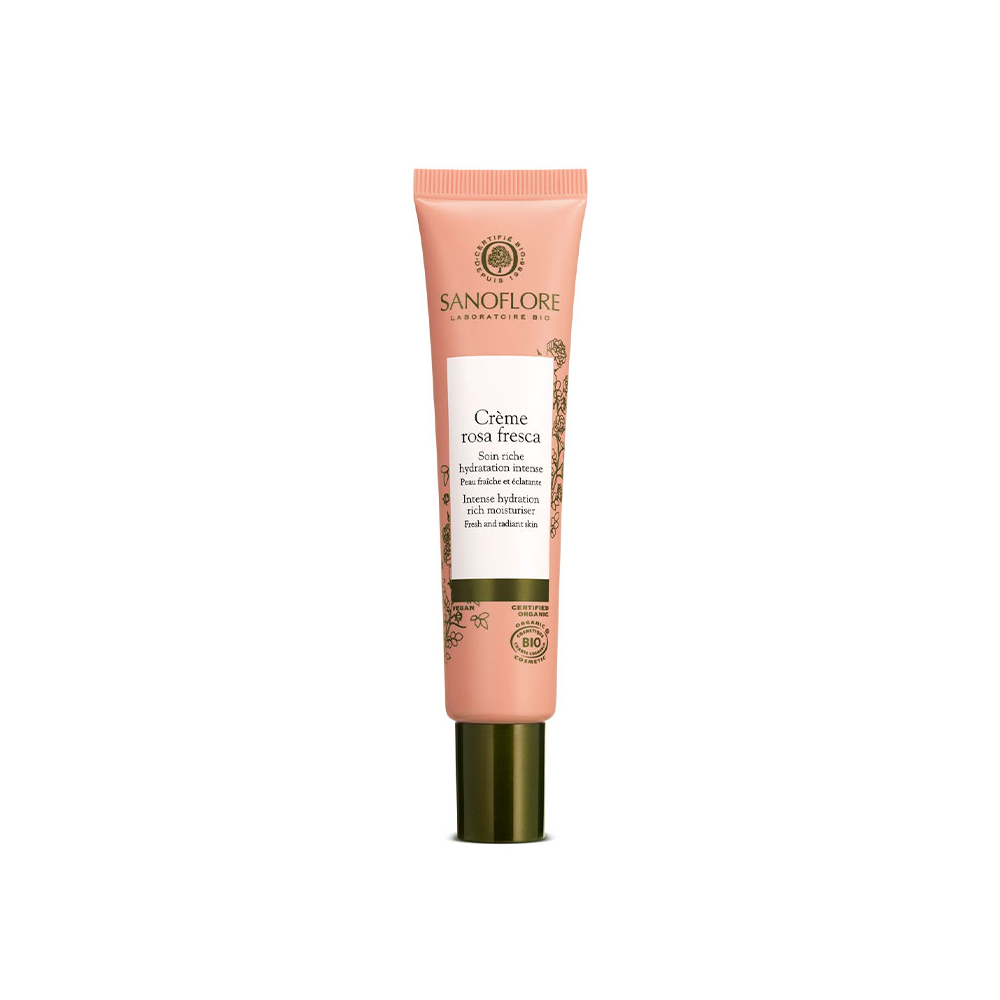 Crème Riche Rosa Fresca | Crème hydratante bio peau sèche | Sanoflore