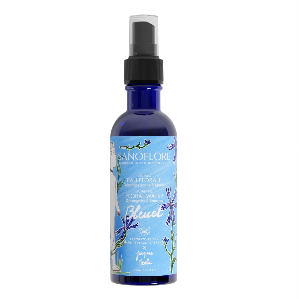 Véritable Eau Florale de Bleuet Bio - Sanoflore