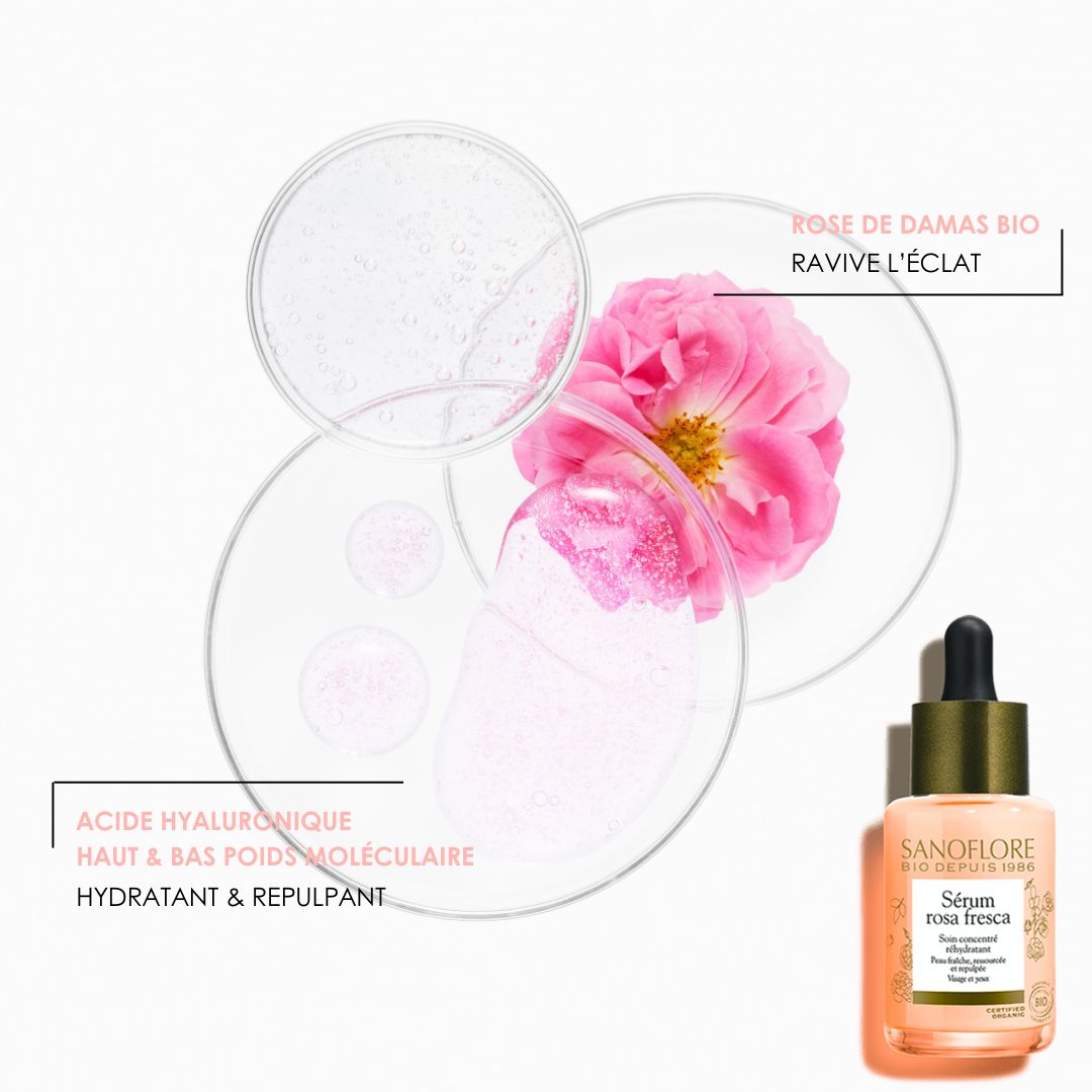 Sérum Rosa Fresca Sanoflore hydratant