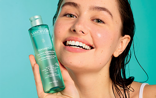 Lotion purifiante, peau fraîche